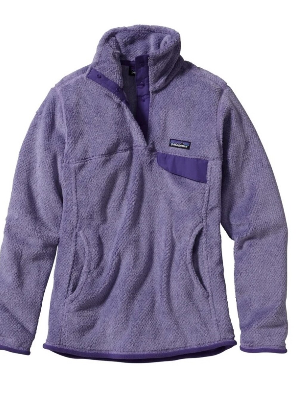 Patagonia Re-Tool Snap-T Pullover Purple Jacket Women’s Sweater Fleece Large